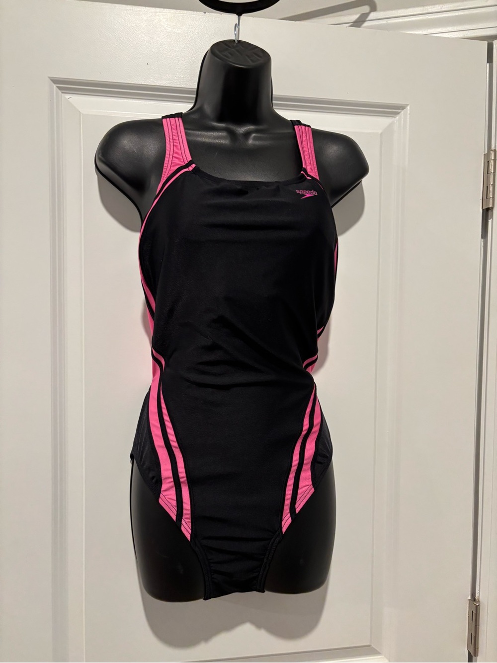 Speedo one piece pink /black